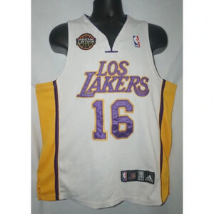 Pau Gasol Los Angeles Lakers Noche Latina Latin Nights Jersey  M 44